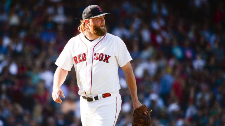 Andrew Cashner served several roles with the Boston Red Sox.