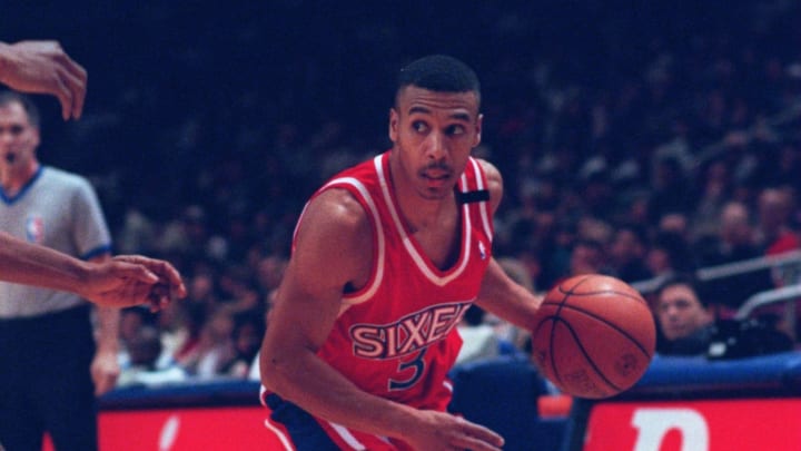 Dana Barros during his All-Star season with the Sixers