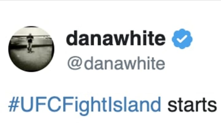 Dana White's UFC Fight Island is very real.
