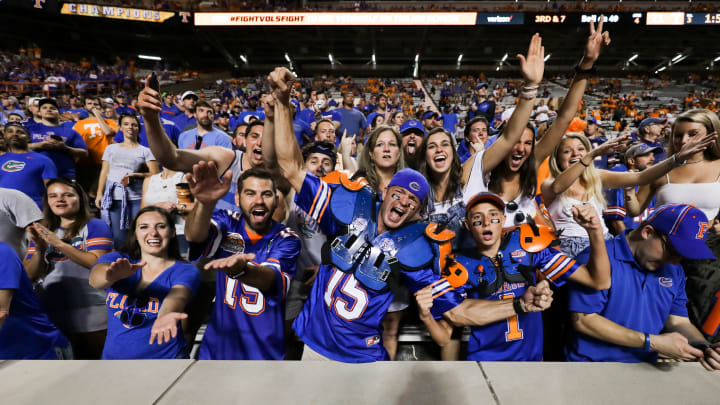 Florida president Kent Fuchs says the 'Gator Bait' chant will be discontinued.