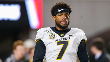 Quarterback Kelly Bryant as a member of the Missouri Tigers