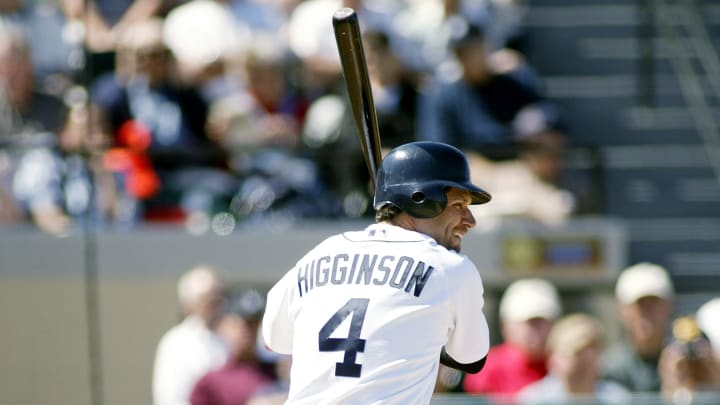 Bobby Higginson spent his whole career with the Detroit Tigers.