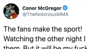 Conor McGregor wants to fight Justin Gaethje